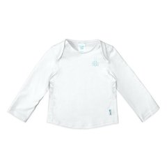 REMERA BLANCA CON CUELLO EASY ON+ PROTECCIÓN FILTRO UPF 50+ IPLAY - Babybam