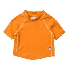 TALLE ÚNICO M 12 MESES - 8 a 10 kilos - REMERA NARANJA MANGA CORTA + PROTECCIÓN FILTRO UPF 50+ IPLAY