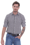 CAMISA ML ASPEN DE POPLIN COLOR NEGRO