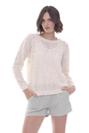 SWEATER SANTA MONICA BLANCO CALADO