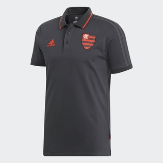 Camisa Polo Cr Flamengo Adidas Cinza 2019 DP2351