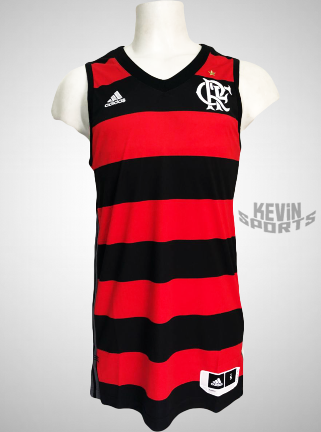 Camisa Adidas Flamengo Regata Basquete Oficial AI4775