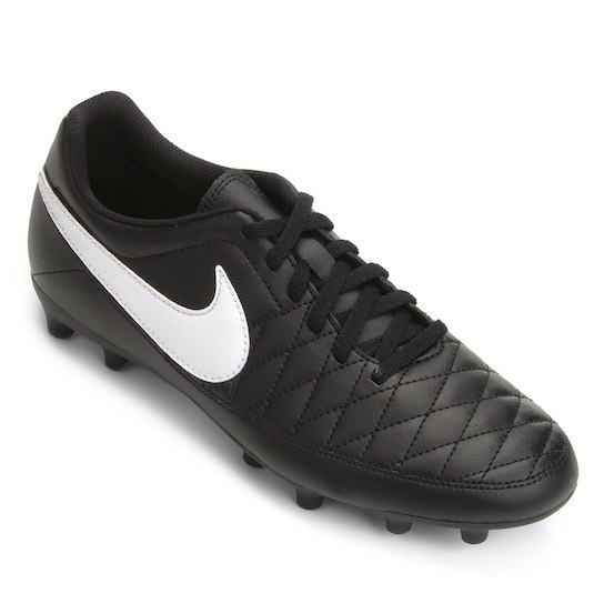 Chuteira Campo Nike Majestry FG - Preto - Kevin Sports