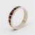 Anillo 5mm en plata 925 y maderas - marquetería-116 - comprar online