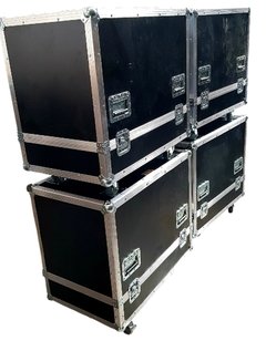 Flight Case Para 4 Caixas Line Machine Evolution 208