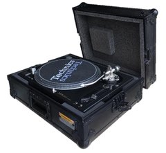 Flight case para technics mk2 Black