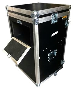 Case rack 3 gavetas + 6u com rodas na internet