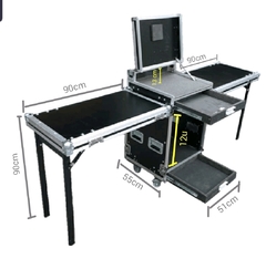 Case rack 12u + 2 gavetas com tampa para monitor na internet