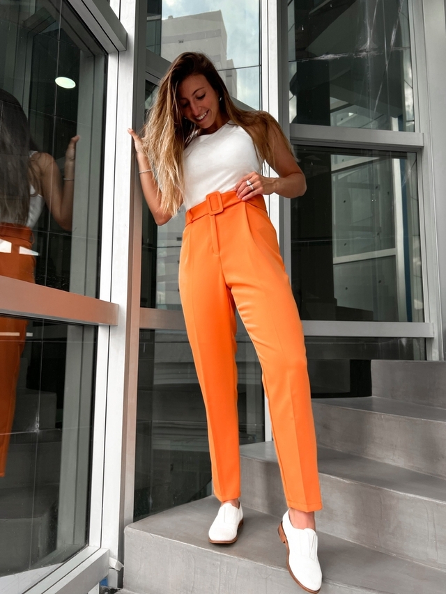 Pantalon JANE naranja - Comprar en GOGA