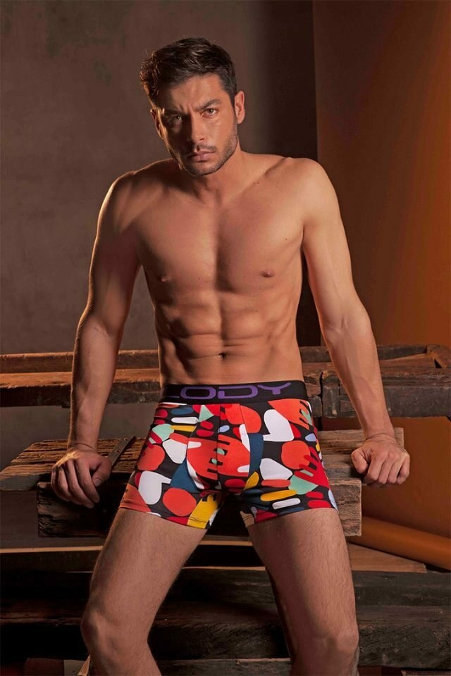LODY BOXER DE ALGODON Y LYCRA ESTAPADO A9 871