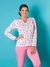 LUCIA KAMPEL- PIJAMA JERSEY ALGODON ESTAMPADO CON DETALLE EN ESCOTE (I2-809)