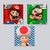 Super Mario Bros - Placas decorativas