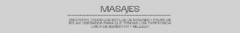 Banner de la categoría MASAJES