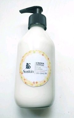 Crema Corporal de Oliva y Avena. Para pieles sensibles. 250grs