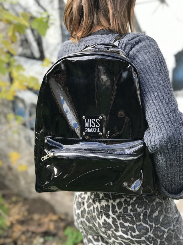 Mochila Charol Forrada Comprar en Miss Chaucha
