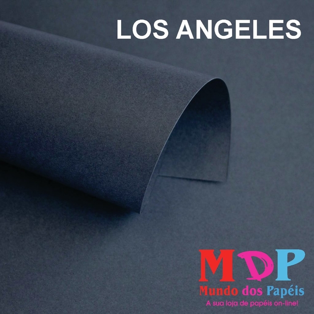 Papel Color Plus Los Angeles - Preto 180G A4 50 fls