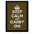 Poster Keep Calm and Carry On - Musgo