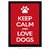 Poster Keep Calm and Love Dogs