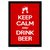 Poster Keep Calm And Drink Beer