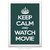 Poster Keep Calm And Watch Movie - comprar online