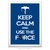 Poster Keep Calm and Use the Force - comprar online