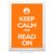 Poster Keep Calm and Read On - comprar online