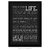 Poster Manifesto - This is your Life - vs Preto - comprar online