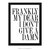 Poster Frankly My Dear i Don't Give A Damn - comprar online