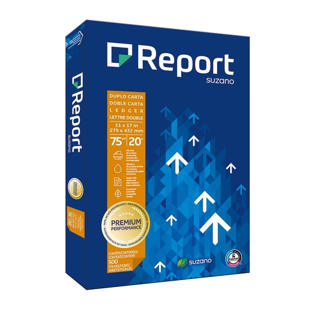 Resmas REPORT Doble Carta 75 Grs Caja X 5 Unidades