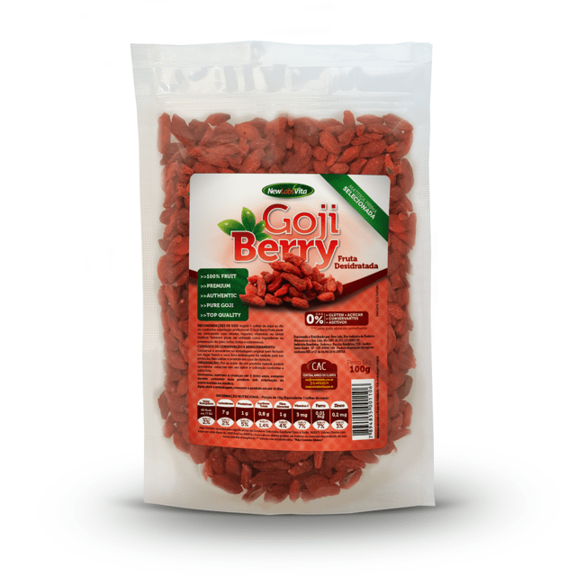 Goji Berry - Fruta Desidratada - 100g (New Labs Vita)