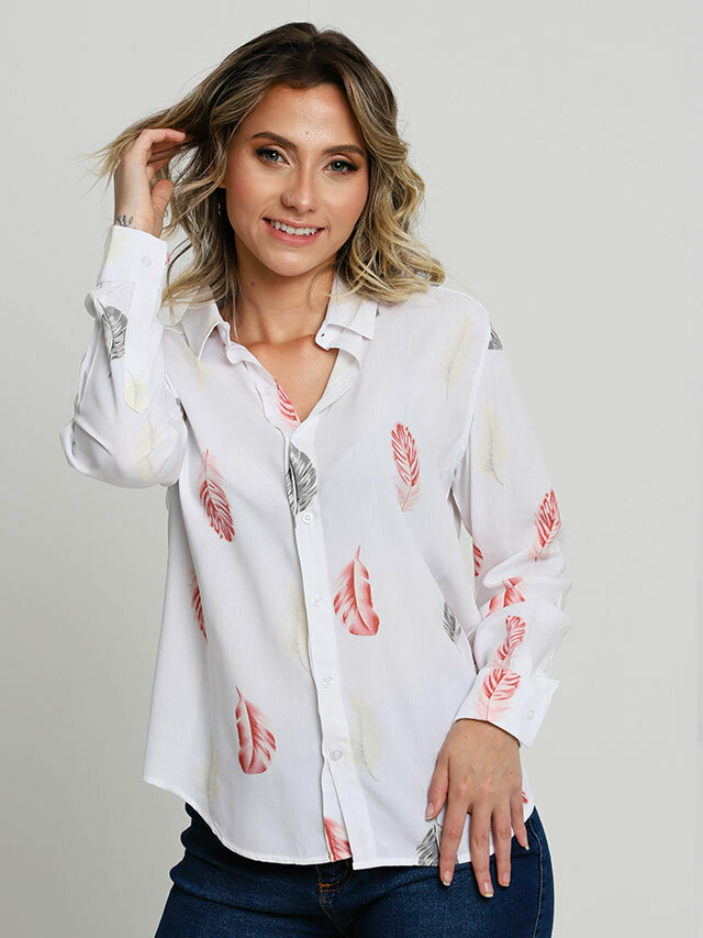 Camisa Feminina Manga Longa - Phiphi Camisaria