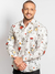 Camisa Floral Branca - comprar online