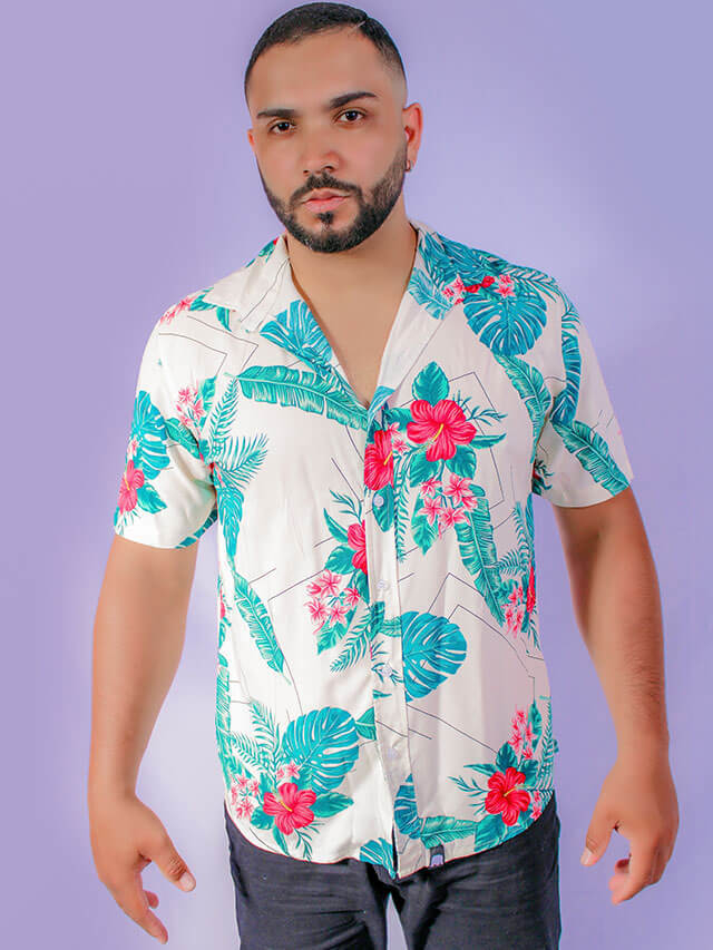 Camisa de botão Florida - Phiphi Camisaria