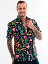 camisa de neon