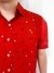 camisa masculina vermelha