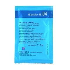 Levadura Seca Safale S-04 Sobre 11,5 Grs - Cerveza Artesanal