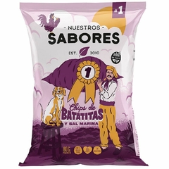 Chips de Batatas y Sal Marina Nuestros Sabores x 80 grs