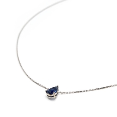 Corrente Gota Safira Azul - comprar online