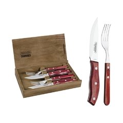 JGO DE CUBIERTOS PARA ASADO TRAMONTINA POLYWOOD - comprar online