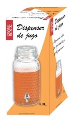 DISPENSER FRASCO CON CANILLA DE BEBIDAS 5,4 LITROS