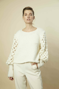 Imagen de SWEATER VERONA MOHAIR TEJIDO A MANO PRE ORDER