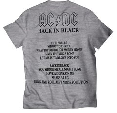 Remera AC DC BACK IN BLACK - comprar online