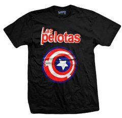 Remera LAS PELOTAS CAPITÁN AMERICA