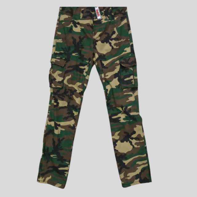 PANTALON CAMUFLADO VERDE - Locuras Rock Morón