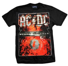 Remera AC DC - BLACK ICE TOUR