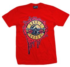 Remera GUNS AND ROSES LOGO ROJA