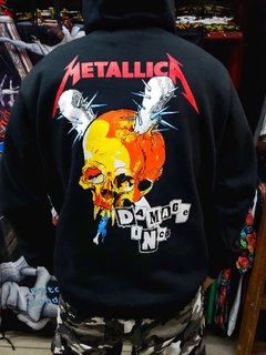 BUZO METALLICA - DAMAGE INC - comprar online