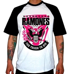 Remera Combinada Ramones - Too Tough To Die