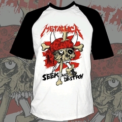 Remera COMBINADA Metallica - SEEK AND DESTROY