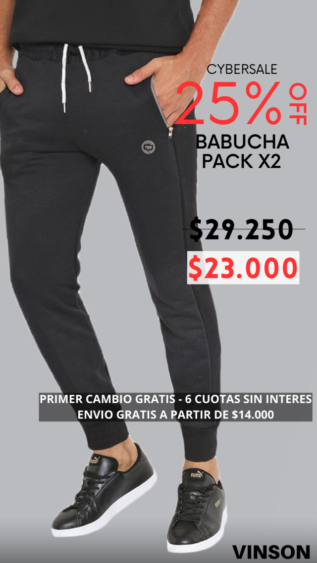 Babuchas Hombre Algodon